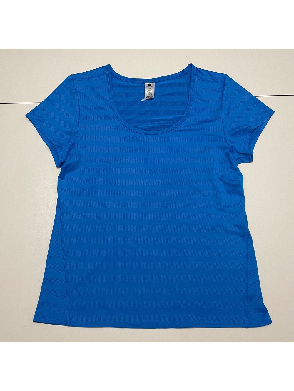 Active Life Women's Size Large Blue Athletic Shirt